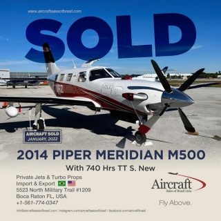 2014 PIPER MERIDIAN M500 With 740 Hrs TT