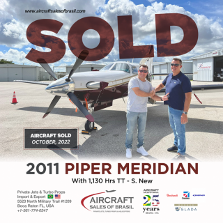 2011 PIPER MERIDIAN_SOLD With 1,130 Hrs TT